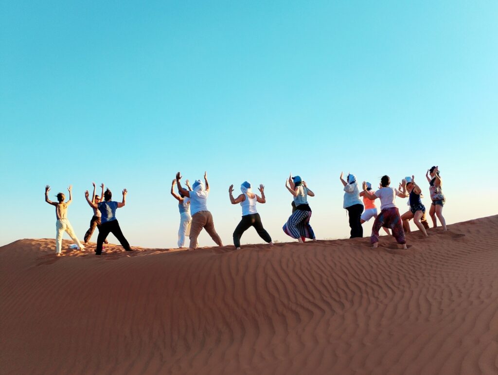 delphine duguet yoga desert maroc
