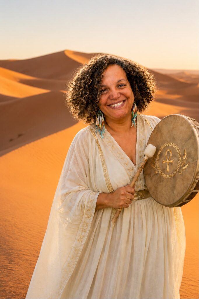 sandra elizeon chamane au bivouac luna