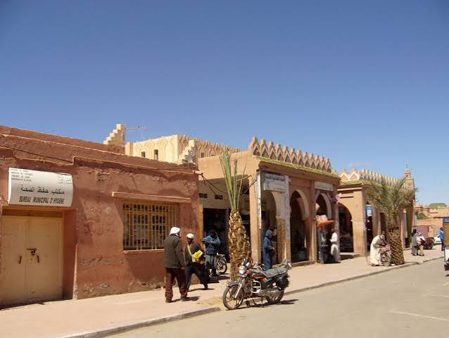 Ville de Zagora dans la vallée du Drâa